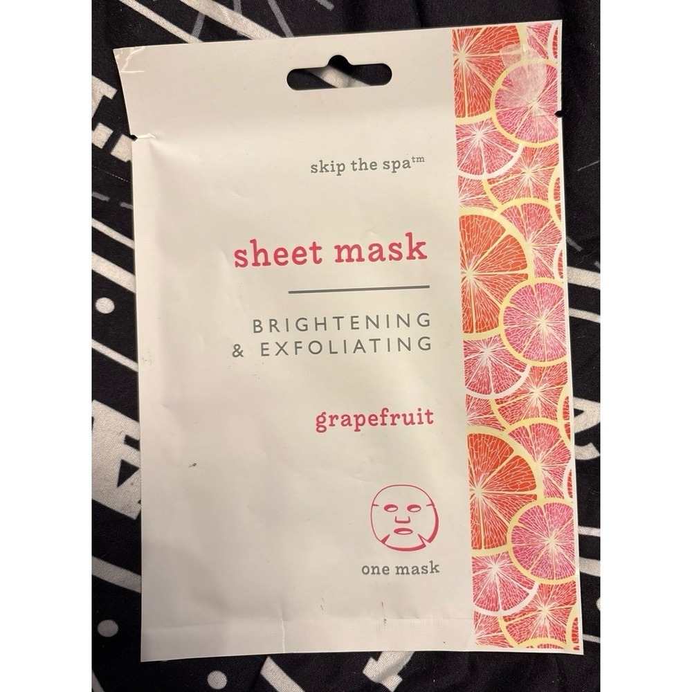 NEW Skip‎ the Spa Grapefruit Brightening & Exfoliating Sheet Mask